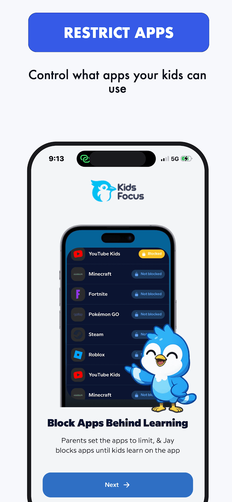 Kids Focus: Screen Time screenshot